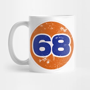 68 Vintage Number Mug